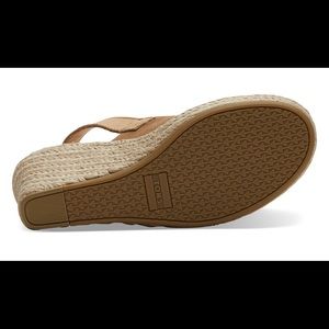 Toms Shoes - TOMS Toffee Suede Women's Monica Wedges Toms Shoes - TOMS Toffee Suede Women's Monica Wedges